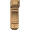 Ekena Millwork Olympic Craftsman Rough Sawn Bracket w/ Offset Brace, Western Red Cedar, 8"W x 24"D x 28"H BKT0806X24X28OLY04RWR - alternate 4